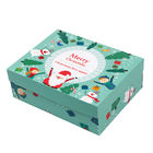 CMYK-Druckweihnachtsverpackenkasten-Weihnachtsgeschenkboxen mit Deckel-Behälter
