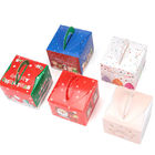 Weißes Pappphantasie-Weihnachtsverpackenkästen für Apple und Socken