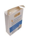 Weißes elektronisches Papierprodukt-Verpackenkasten der Pappe300gsm mit Griff
