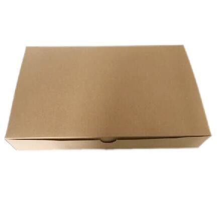 Kundengebundener Kleiderverpackenkasten-einteiliger Brown-Kraftpapier-Verpackungs-Kasten
