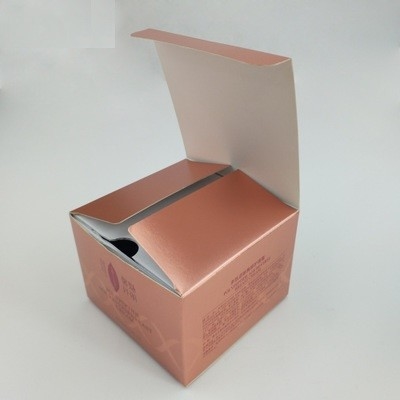 Glatter Goldkarten-Folien-kosmetischer Papierkasten-heißes stempelndes Rechteck formte Soem