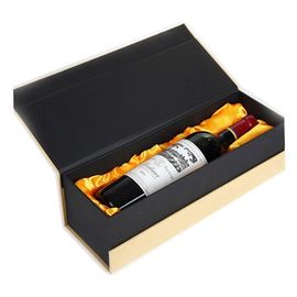 Aufbereiteter Luxuswein-verpackender Papierkasten-Broschüren-Geschenkbox kundengebundener Entwurf