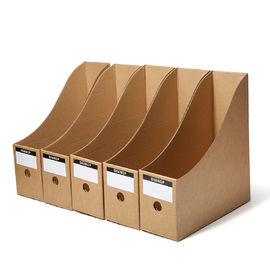 Kraftpapier-Datei-Kasten-Papierverpackenkasten Soem-Logo, das CMYK-Anzeige druckt