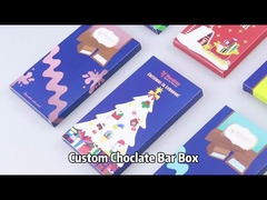 Custom Chocolate Bar Box Food Grade Karton Papier Geschenk Weeding Box mit Logo Luxus Verpackungsmaterialien